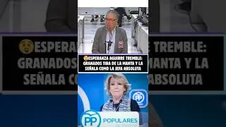 Esperanza Aguirre: Granados tira de la manta y la señala como la jefa